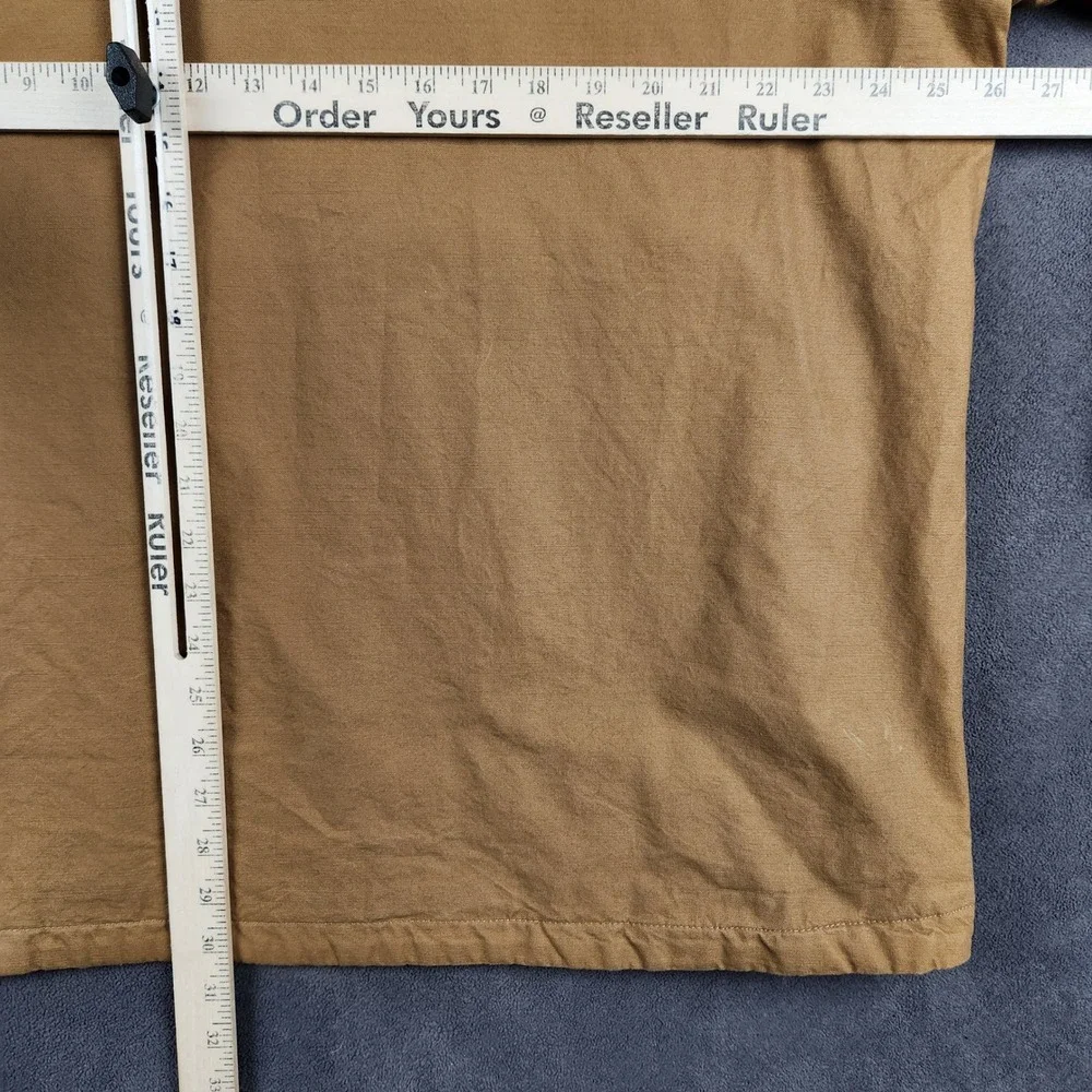 Levis‎ Hooded Jacket Mens XL Brown Cotton Canvas Full Zip Unlined Workwear NEW - Picture 8 of 10